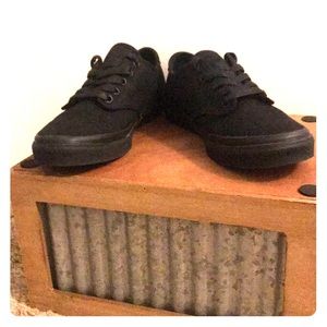 All Black Vans Skate Shoes